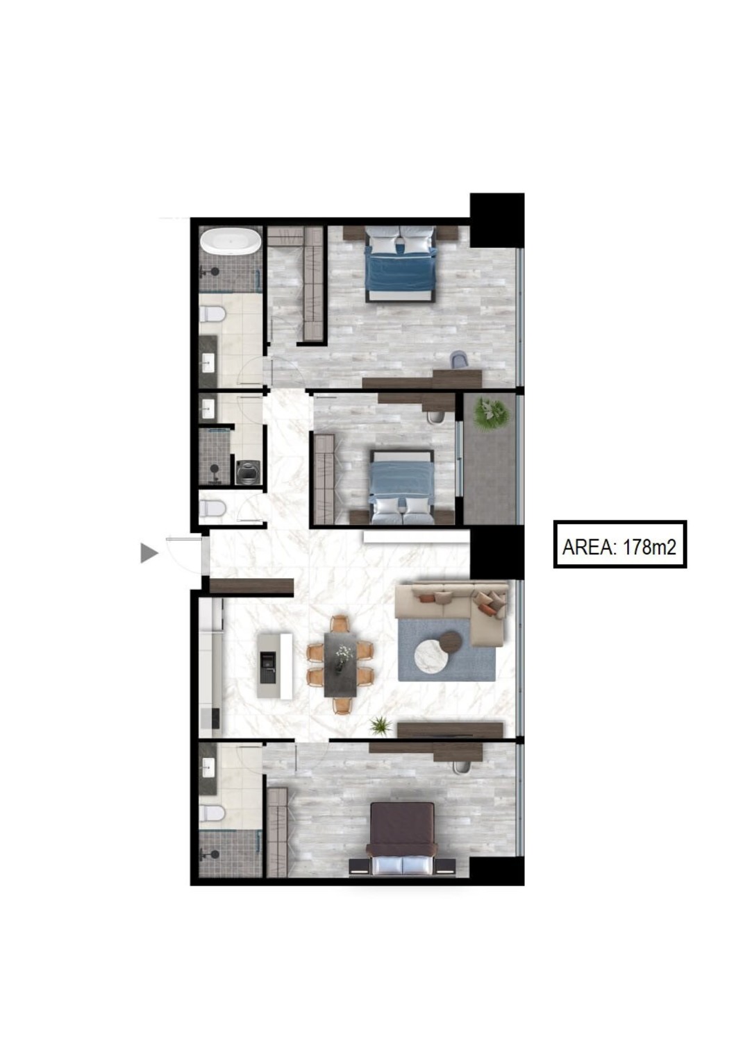 【カンボジア・プノンペン】J-Tower 3 South BKK1 Condo（ジェイタワー3）プノンペン