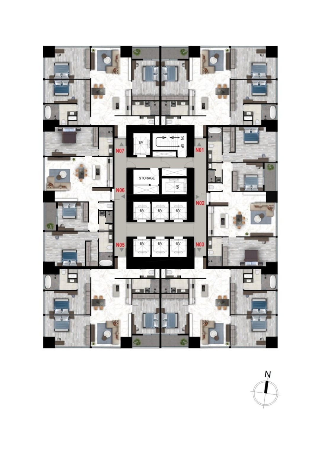 【カンボジア・プノンペン】J-Tower 3 South BKK1 Condo（ジェイタワー3）プノンペン